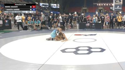 110 lbs Champ. Rd Of 128 - Maria Aguado, Georgia vs Dakota Harris, Oklahoma
