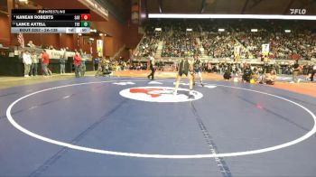 2A-138 lbs Cons. Round 2 - Lance Axtell, Thermopolis vs Kanean Roberts, Saratoga