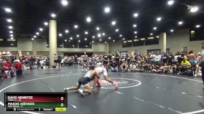 150 lbs Round 2 (4 Team) - Davis Henritze, TNWA #1 vs Mason Asevado, Pod Squad