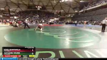 3A 145 lbs Quarterfinal - Q`Veli Quintanilla, University vs Nathaniel Wilder, Lynnwood