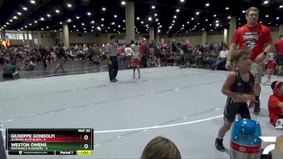 45 lbs 2nd Wrestleback (16 Team) - Dallas Taylor, Panhandle Punishers vs Alex Schwarting, Alabama Elite Black