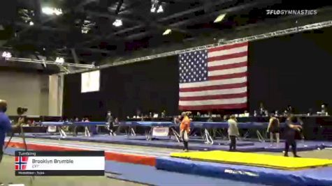 Brooklyn Brumble - Tumbling, OXT - 2021 USA Gymnastics Championships