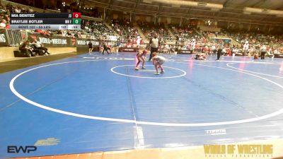 55 lbs Consi Of 8 #1 - Mia Benitez, Juic3 Acad3my vs Braylee Botler, MN Elite