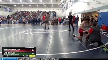 145 lbs Quarterfinal - Jad Kanaan, Beverly Hills High School vs Christian Walter, Redondo Union Wrestling