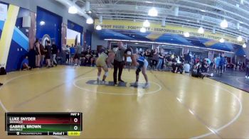 120 White 3rd Place Match - Gabriel Brown, Buchholz vs Luke Snyder, Braddock