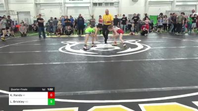 80-J lbs Quarterfinal - Kayden Rands, MI vs Logan Brickley, MD