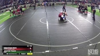 150 lbs Semifinal - Sebastian Pena, Mater Academy East vs Jesston Tkach, Elko