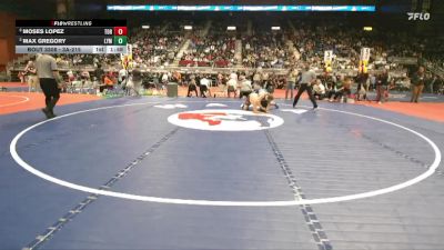 3A-215 lbs Semifinal - Moses Lopez, Torrington vs Max Gregory, Lyman