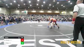 200 lbs Round Of 32 - Nathaniel Perez, Scotsmen vs Jesse King, Timpanogos Wrestling