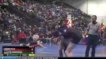 132 lbs Semis & 1st Wrestleback (8 Team) - Clayton Wedemeyer, Ravenna vs Cayden Ellis, Winside