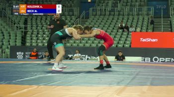 59 kg Round 3 - Michaela Beck, USA vs Alyona Kolesnik, AZE