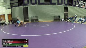 150 lbs Placement Matches (8 Team) - Tyler Lavin, Cathedral vs Thomas Thian, Perry Meridian