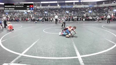 78 lbs Round Of 16 - Brandon Peet Montalvo, Apex Wrestling vs Max Briggs, East Kansas Eagles