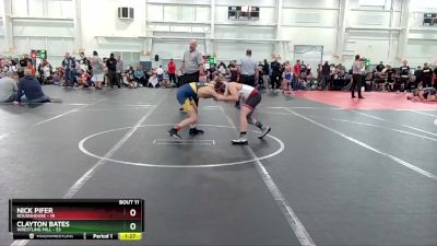 100 lbs Round 4 (6 Team) - Nick Pifer, Roughhouse vs Clayton Bates, Wrestling Mill