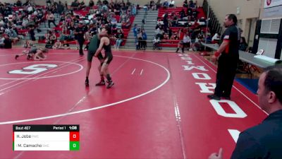 83 lbs Semifinal - Manuel Camacho, Steelclaw Wrestling Club vs Hunter Jobe, Punisher Wrestling Company