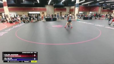 165 lbs Cons. Round 4 - Caleb Jackson, Warrior Trained Wrestling vs Eli Silva, Ryse Wrestling Club