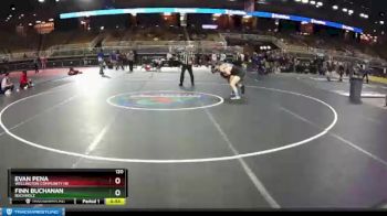 120 lbs Cons. Round 2 - Evan Pena, Wellington Community Hs vs Finn Buchanan, Buchholz
