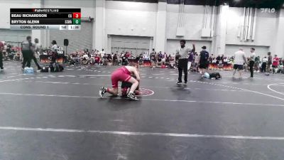 129 lbs Cons. Round 1 - Beau Richardson, Creekview Grizzlies vs Bryton Glenn, SWA Slate Wrestling Academy