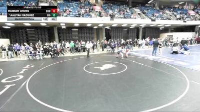 110 lbs Quarterfinal - Aaliyah Vazquez, Unattached vs Hannah Chong, Unattached