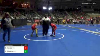 100 lbs Semifinal - Rico Silvestre, Harvey Twisters vs Oliver Herrold, Beaver Creek