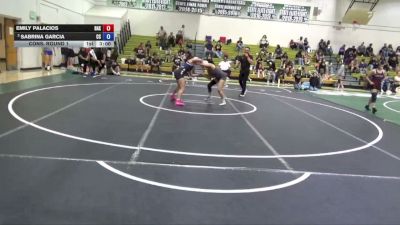 110 lbs Cons. Round 1 - Sabrina Garcia, Cerritos College vs Emily Palacios, Unattached