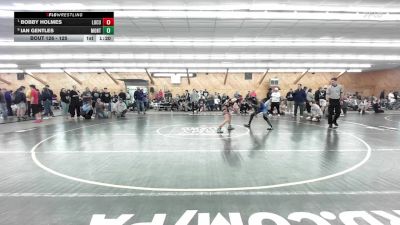 125 lbs Quarterfinal - Bobby Holmes, Locustdale vs Ian Gentles, Montgomery