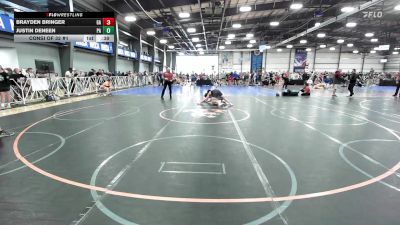 145 lbs Consi Of 32 #1 - Brayden Bringer, GA vs Justin Deneen, PA