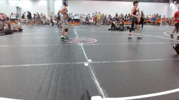 96 lbs Round 3 (4 Team) - Hudson Comstock, East TN Wrestling vs Ross Branch, Backyard Brawlers Red