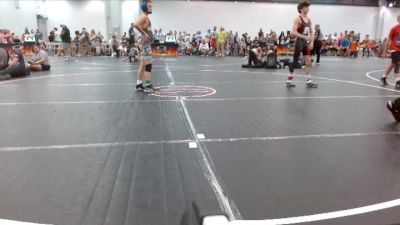 96 lbs Round 3 (4 Team) - Hudson Comstock, East TN Wrestling vs Ross Branch, Backyard Brawlers Red