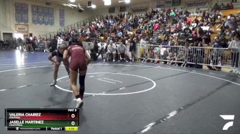 115 lbs Quarterfinal - Valeria Chairez, Fontana vs Jaselle Martinez, Chaparral