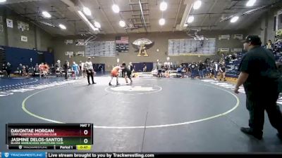 187 lbs Round 3 - Davontae Morgan, Team Scorpion Wrestling Club vs Jasmine Delos-Santos, Blaine Barracudas Wrestling Club