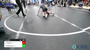 76 lbs Rr Rnd 3 - John Allen Flaggert, CCYO vs Hayden Radebaugh, Little Axe Takedown Club