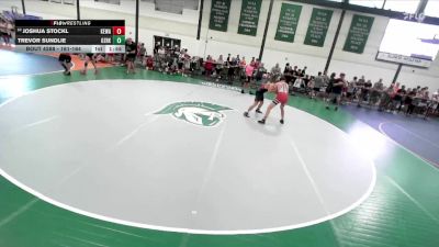 161-164 lbs Quarterfinal - Joshua Stockl, Yorkville (H.S.) vs Trevor Sundlie, Ozark Wrestling Club