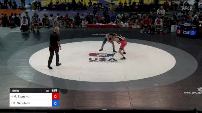 138 lbs Quarters - Miller Sipes, MO vs Mihai Necula, GA