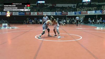 144 lbs Placement (16 Team) - Sebastian Potter, Battlefield vs Elijah Williams, Liberty