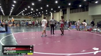 215 lbs Placement (4 Team) - Caleb Gaskins, BHWC/Duval Elite vs Jayvon Burns, Patriot WC Red