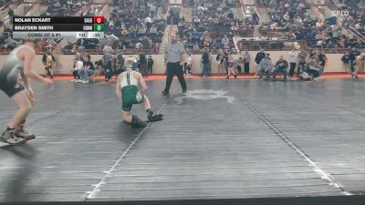 95_B lbs Consi Of 8 #1 - Nolan Eckart, Saegertown vs Brayden Smith, Connellsville
