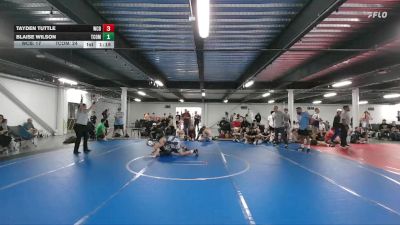 110 lbs Round 3 (6 Team) - Tayden Tuttle, Wrecking Crew Black vs Blaise Wilson, The Compound