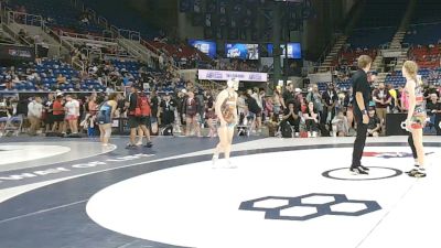 110 lbs Cons. Rd Of 32 - Zoey Dodgers, Illinois vs Dalani Hornbuckle, Arkansas