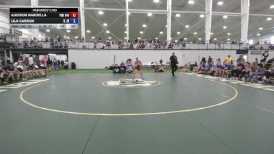 85 lbs Addison Nardella, Pennsylvania RedG vs Lila Carson, Illinois