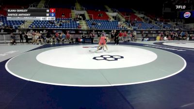 115 lbs Champ. Rd Of 128 - Elana Quigley, OH vs Justice Anthony, WV