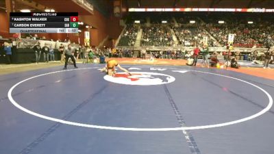 2A-175 lbs Quarterfinal - Carson Everett, Saratoga vs Kashton Walker, Cokeville