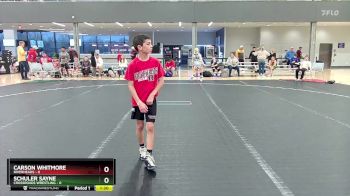 48 lbs Quarterfinals (8 Team) - Carson Whitmore, Riverheads vs Schuler Sayne, Crossroads Wrestling