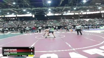 165 lbs Cons. Round 3 - Daniel Holman, Sandpoint vs Caleb Zachary, Mountain View, Oregon