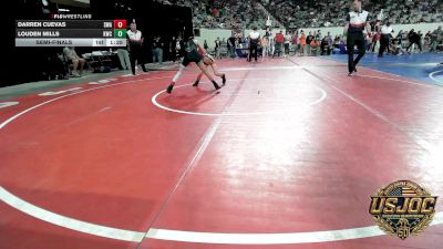 64 lbs Semifinal - Darren Cuevas, Shelton Wrestling Academy vs Louden Mills, Keystone Wrestling Club