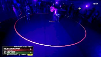 105-114 lbs Round 2 - Samuel Wood, Bear River Wrestling Club vs Kyven Colmenares, Uintah Wrestling