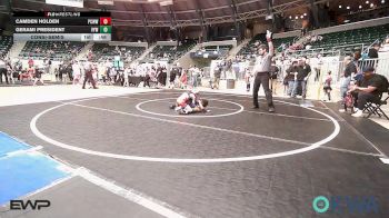 52 lbs Consolation - Camden Holden, Ponca City Wildcat Wrestling vs Gerami President, Victory Youth Wrestling