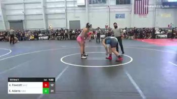 155 lbs Rr Rnd 1 - Kalayia Fawcett, Queens Of The North vs Emily Adams, Ford Dynasty