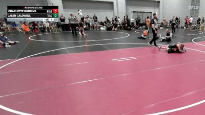 77 lbs Round 4 (6 Team) - Jalen Caldwell, The Factory vs Charlotte Robbins, MF Army
