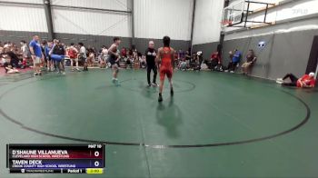 126 lbs Champ. Round 1 - D`Shaune Villanueva, Cleveland High School Wrestling vs Taven Deck, Crook County High School Wrestling
